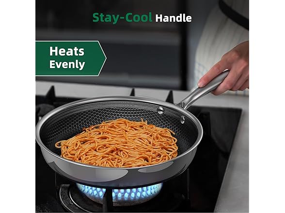 Hybrid Nonstick 6-Piece Frying Pan Set