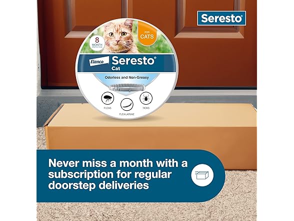 Seresto Cat Vet-Recommended Flea & Tick Treatment