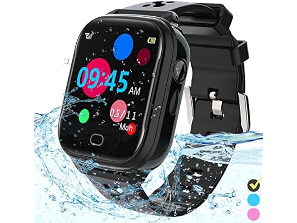 LULUDDM Kids Smart Watch Phone - IP67 W