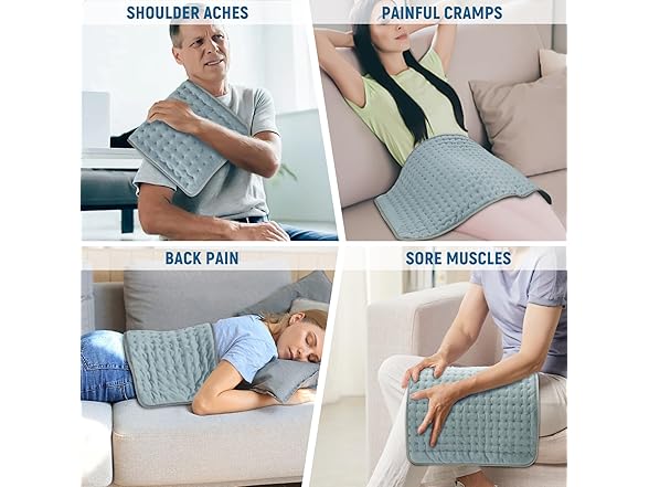 Jubeoyey Electric Heating Pad for Back