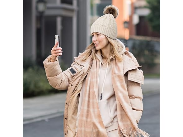 Livingston Women (OS) Hats Winter Soft Knitted Pom