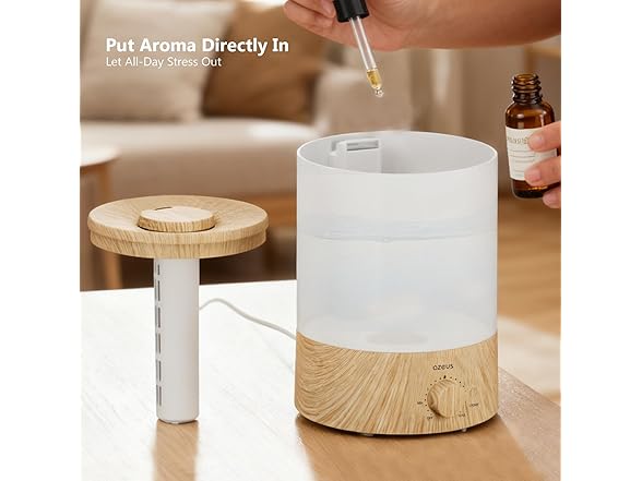 AZEUS 3.5L Ultrasonic Humidifier Night Light