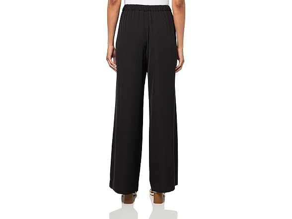 HALSTON H Womens Gold Belt Suiting Pant