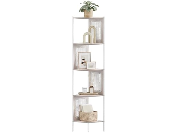 VASAGLE 5-Tier Corner Shelf Stand