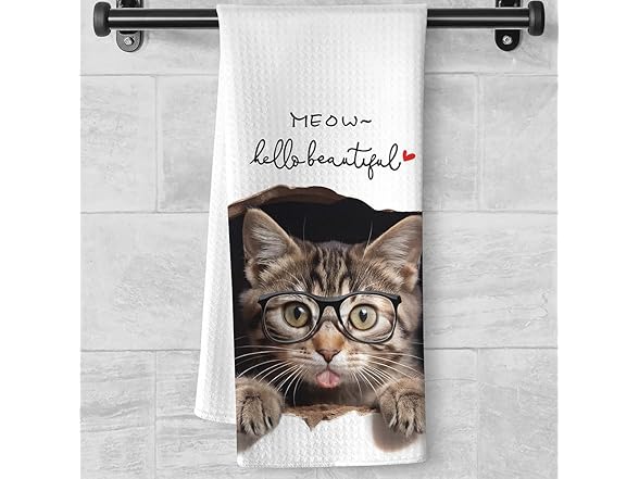 Funny Decorative Cat Kitchen Towels
