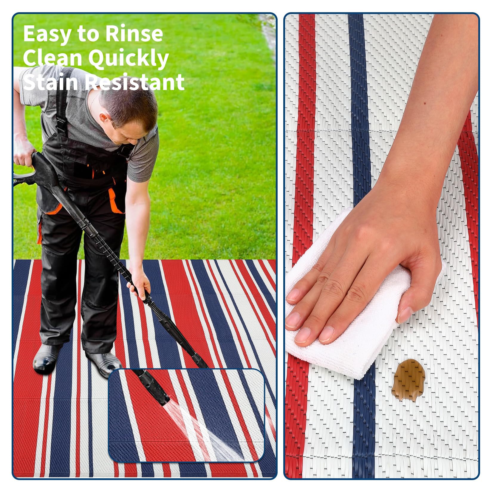 GarveeHome Outdoor Rug Mat for Patio - Gallery 15