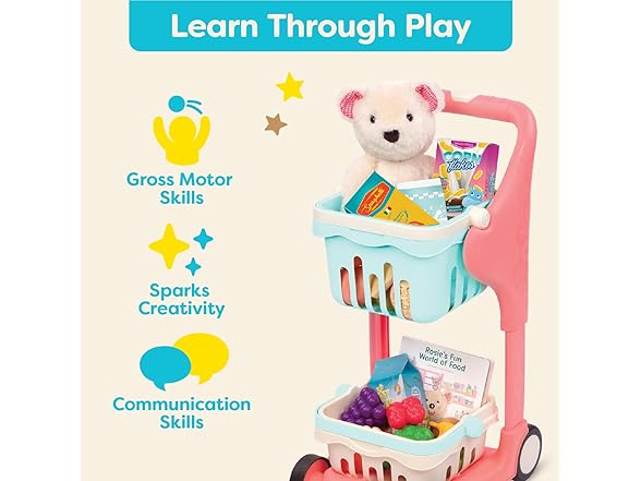 B. toys – Musical Shopping Cart