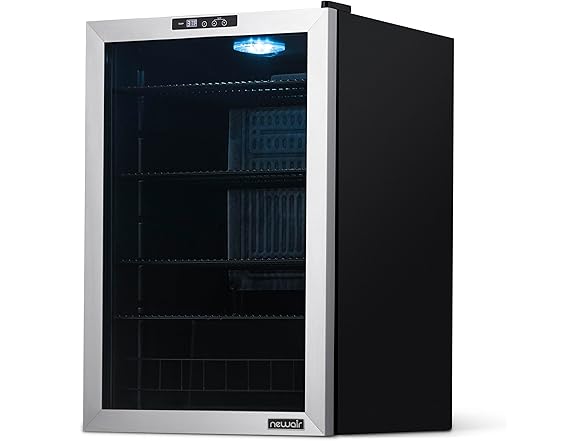 Newair Beverage Fridge w/Split Shelf - 160 Cans