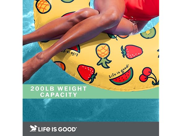 Life Is Good Inflatable Swim Tube Float