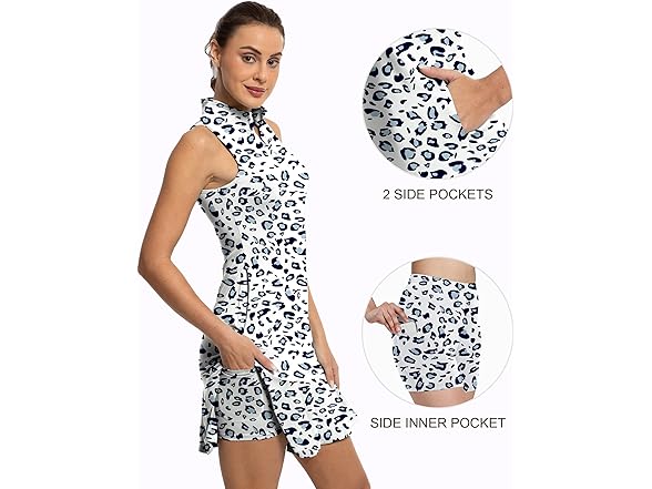 Ggov Women Tennis Dress Women Golf Dresses Shorts