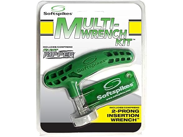 SOFTSPIKES Multi Wrench Kit,Green