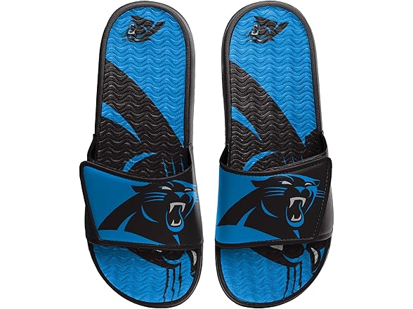 PANTHERS Mens Logo Gel Slides (S)