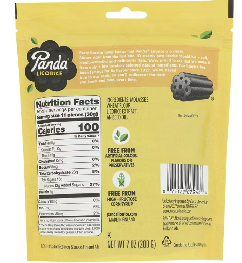 1PK Panda Licorice, Soft Original, Fat Free - Gallery 4