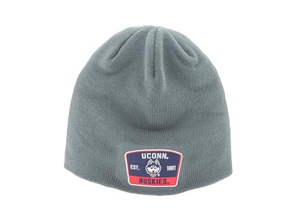 HUSKIES Beanie Edge Patch Switchback Gray