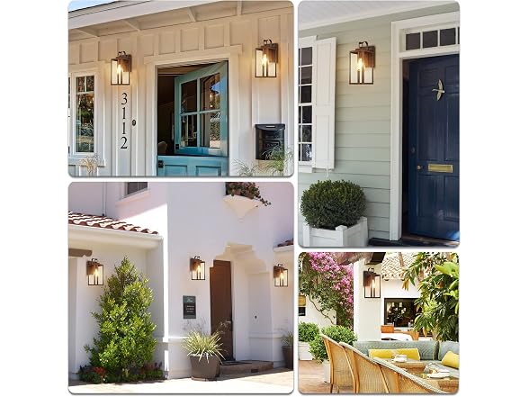 Pia Ricco Outdoor Wall Lights, Matte