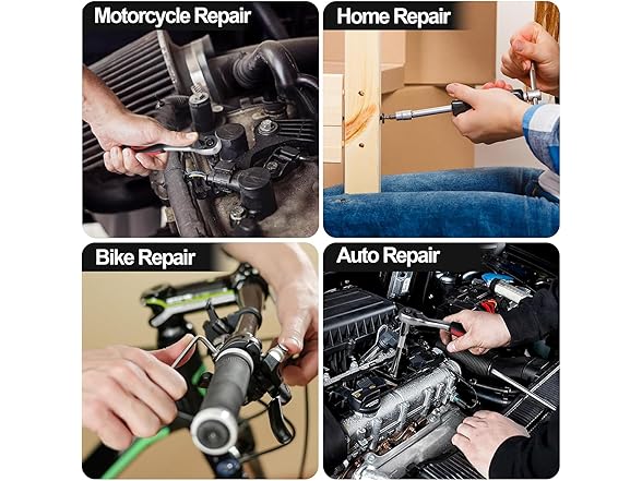 46 Pieces Ratchet Wrench Set