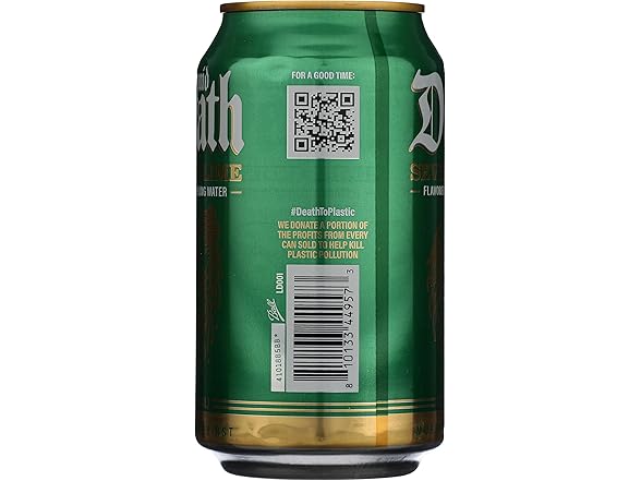 1CT Liquid Death Severed Lime Sparkling Water, 12 OZ