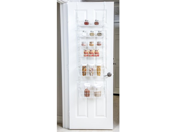 Smart Design Over The Door 6-Tier Adjustable Organizer