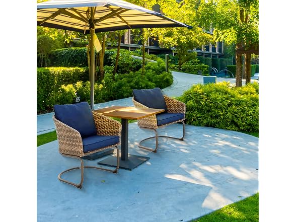 Four Seasons Courtyard Rockland Alloy Steel Frame Spring Recliner