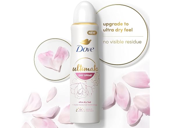 Dove Nourishing Secrets Dry Spray Antiperspirant