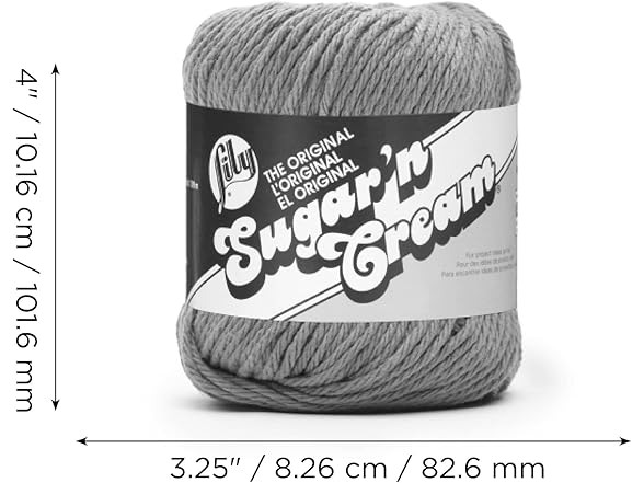Lily Sugar'N Cream Hot Green Yarn - 6 Pack