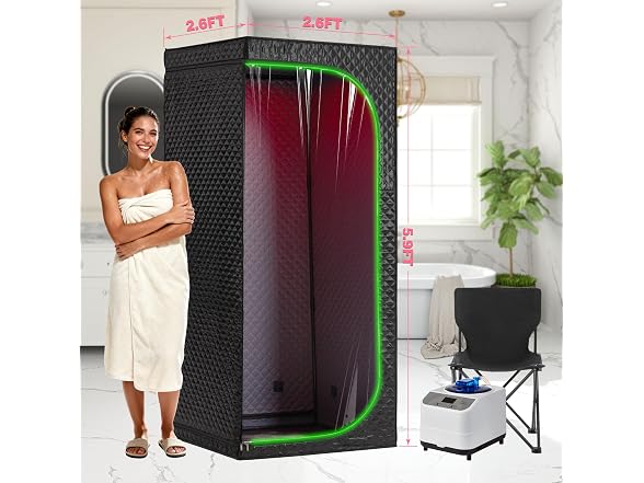 Steam Sauna Tent for Home with Transparent Door
