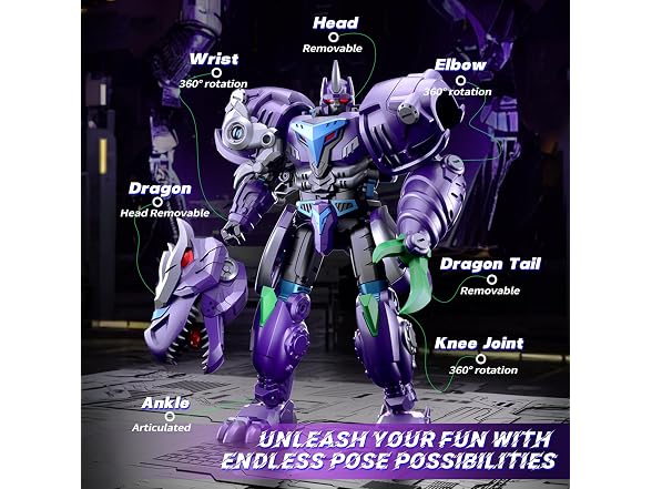 Resosese Transforming Figure Robot Toy