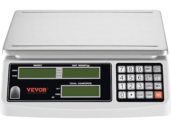 Industrial Counting Scale, 15 kg x 0.5