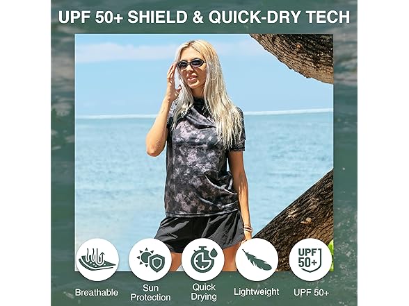 Kanu Wmns Sydney Black Rashguard (M)