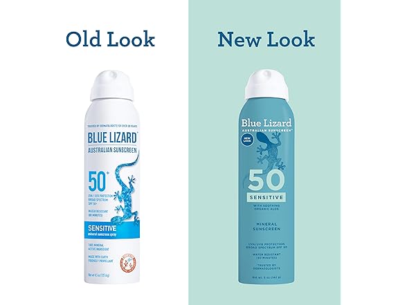Blue Lizard Sensitive Mineral SPF 50 Spr