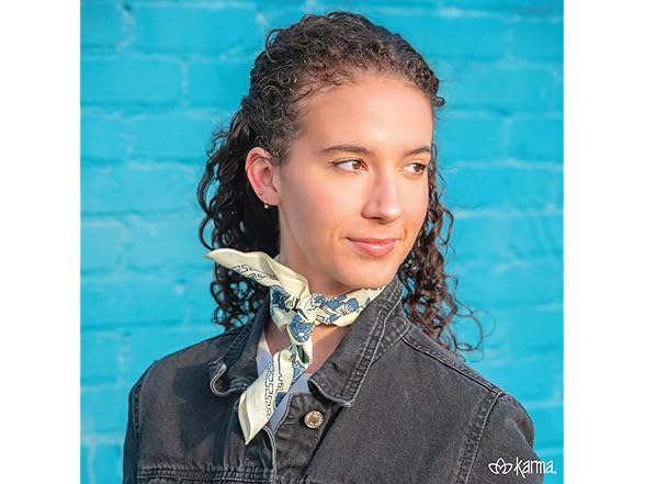 Karma, Large 100% Cotton Bandana: Your Choice 
