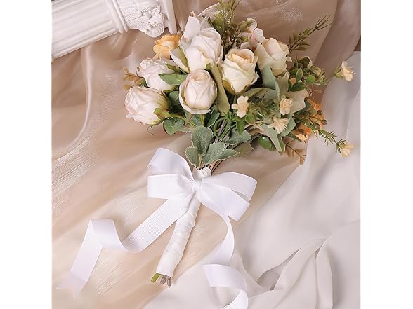 WRAPAHOLIC White 7/8" X 25 Yards Grosgrain Ribbon