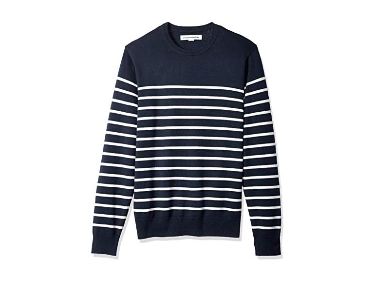 Dark Navy White Stripe