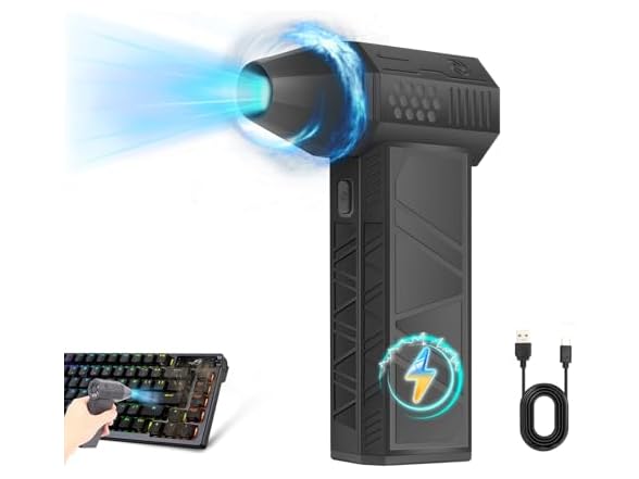 uziikl Portable Compressed Air Duster