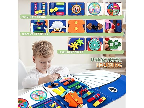 Rivibou Whale Busy Board