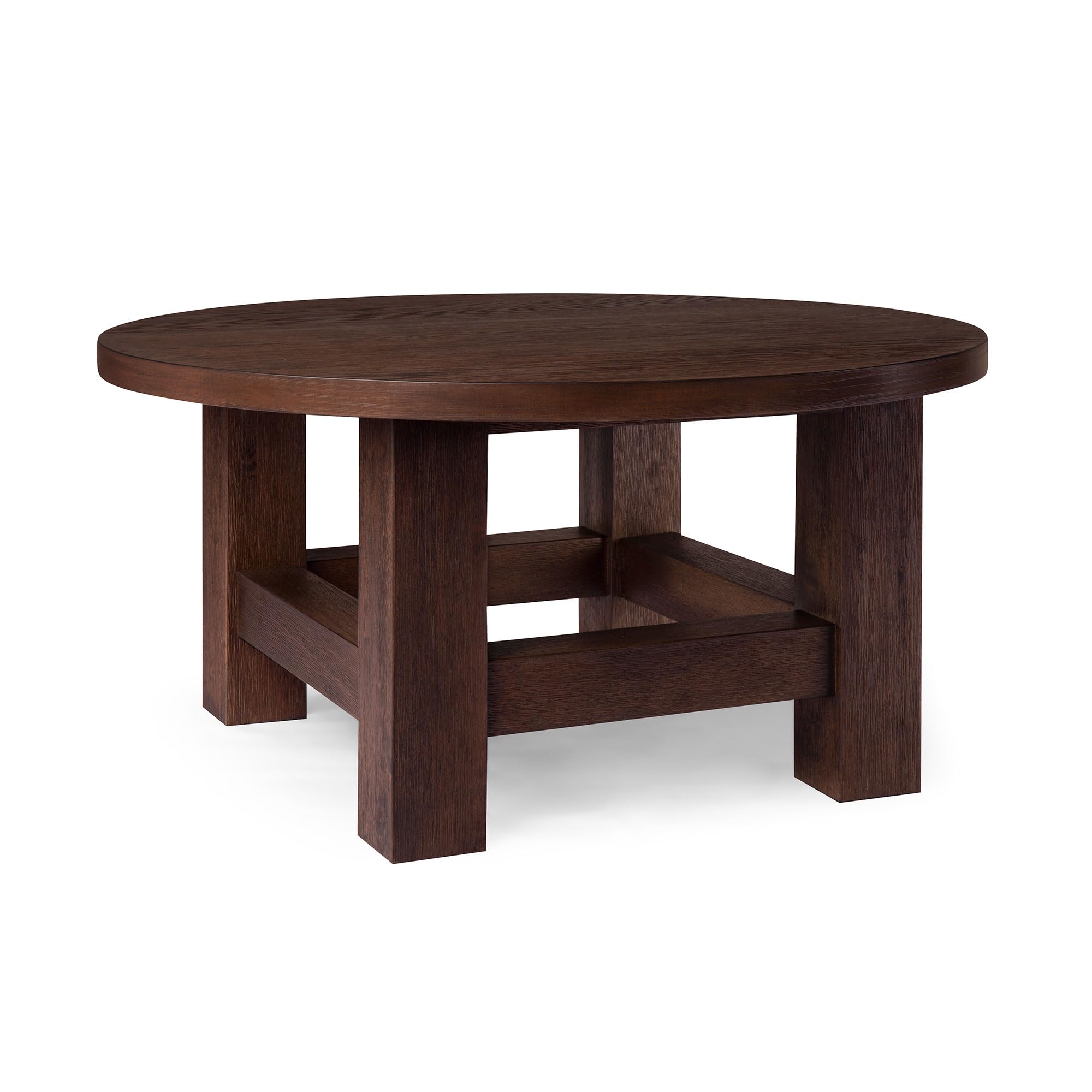 Maven Lane Round Rustic Accent Table - Gallery 12