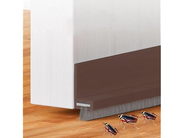 YINGD GAR-116 (2 Pack) 39in Door Draft Stopper Brown