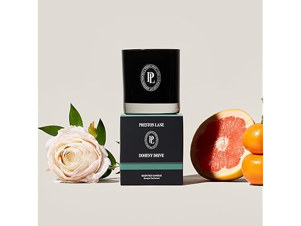 Preston Lane Luxury 2-Wick Scented Candle, Doheny Drive