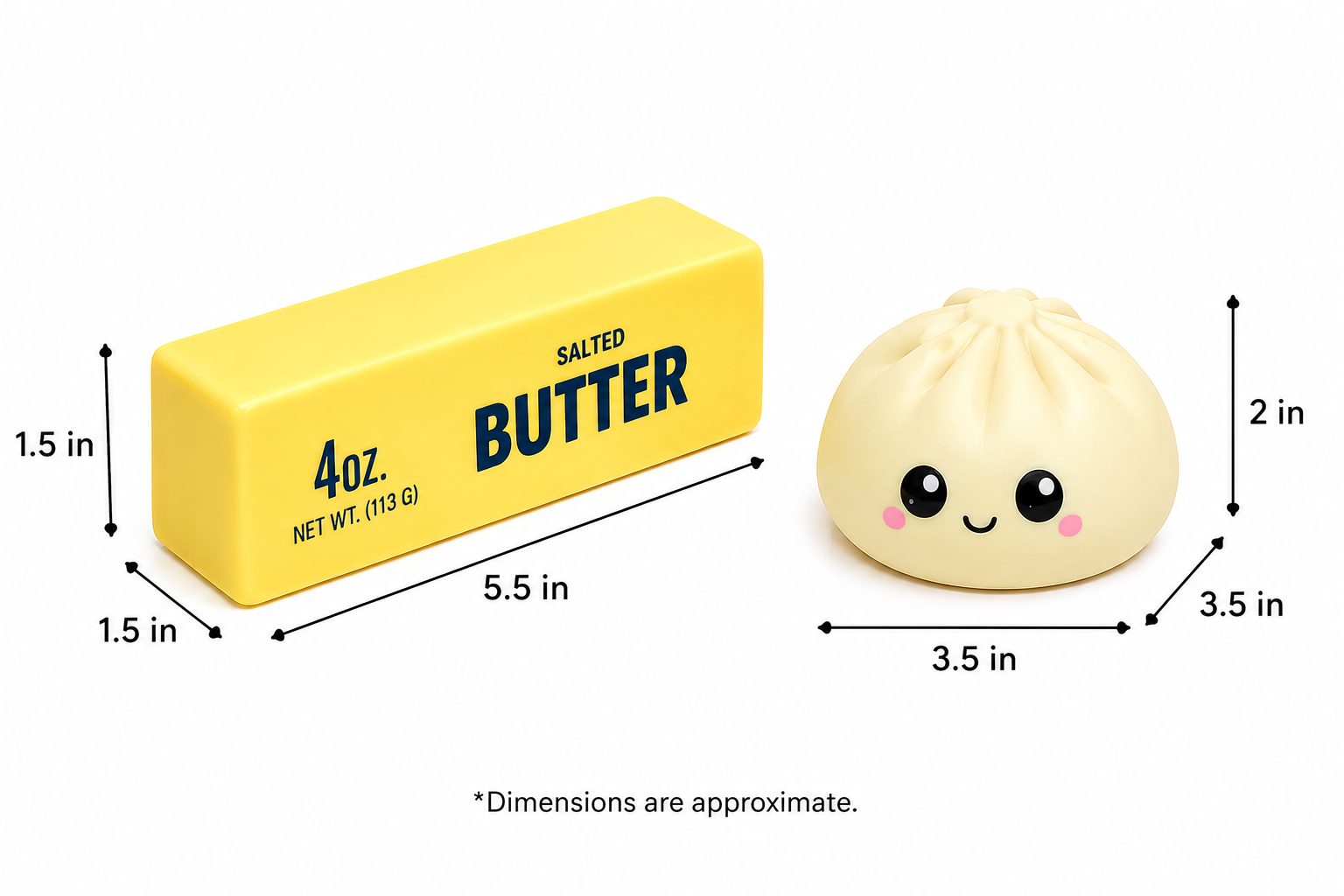 Squishy Dumpling + Butter Combo Pack - Gallery 10
