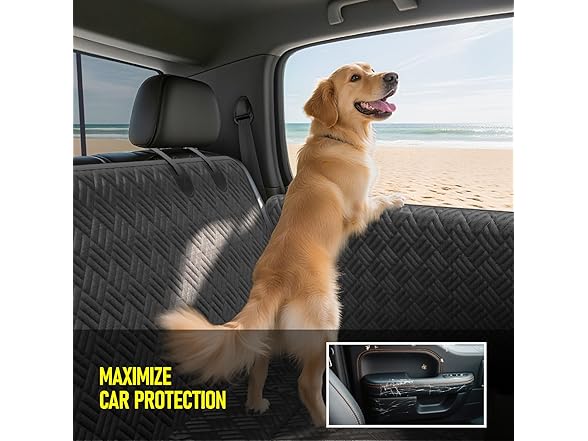 Dog Car Seat Cover for Back Seat