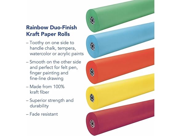 Rainbow® PAC63140 Colored Kraft Duo-Finish®