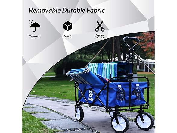 Elevon  Collapsible 150 Pound Capacity Garden  Wagon - Gallery 5