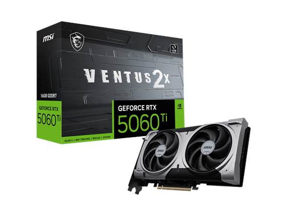 MSI GeForce RTX 5060 Ti 16G VENTUS 2X PLUS