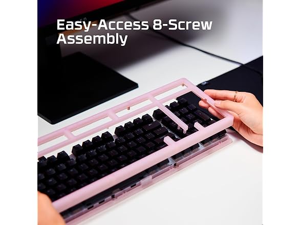 HyperX Origins 2 1800 Housing – Translucent Frosted Material, Shine Through, High Profile, Easy Assembly – Blue