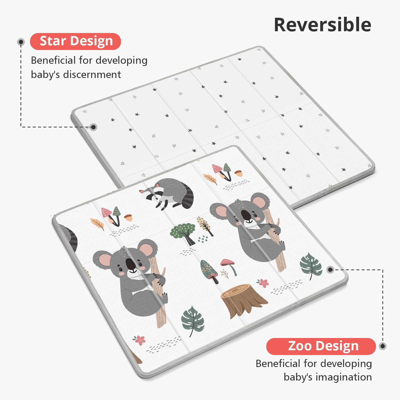 PIGLOG Foldable Baby Play Mat- Koala - Gallery 16