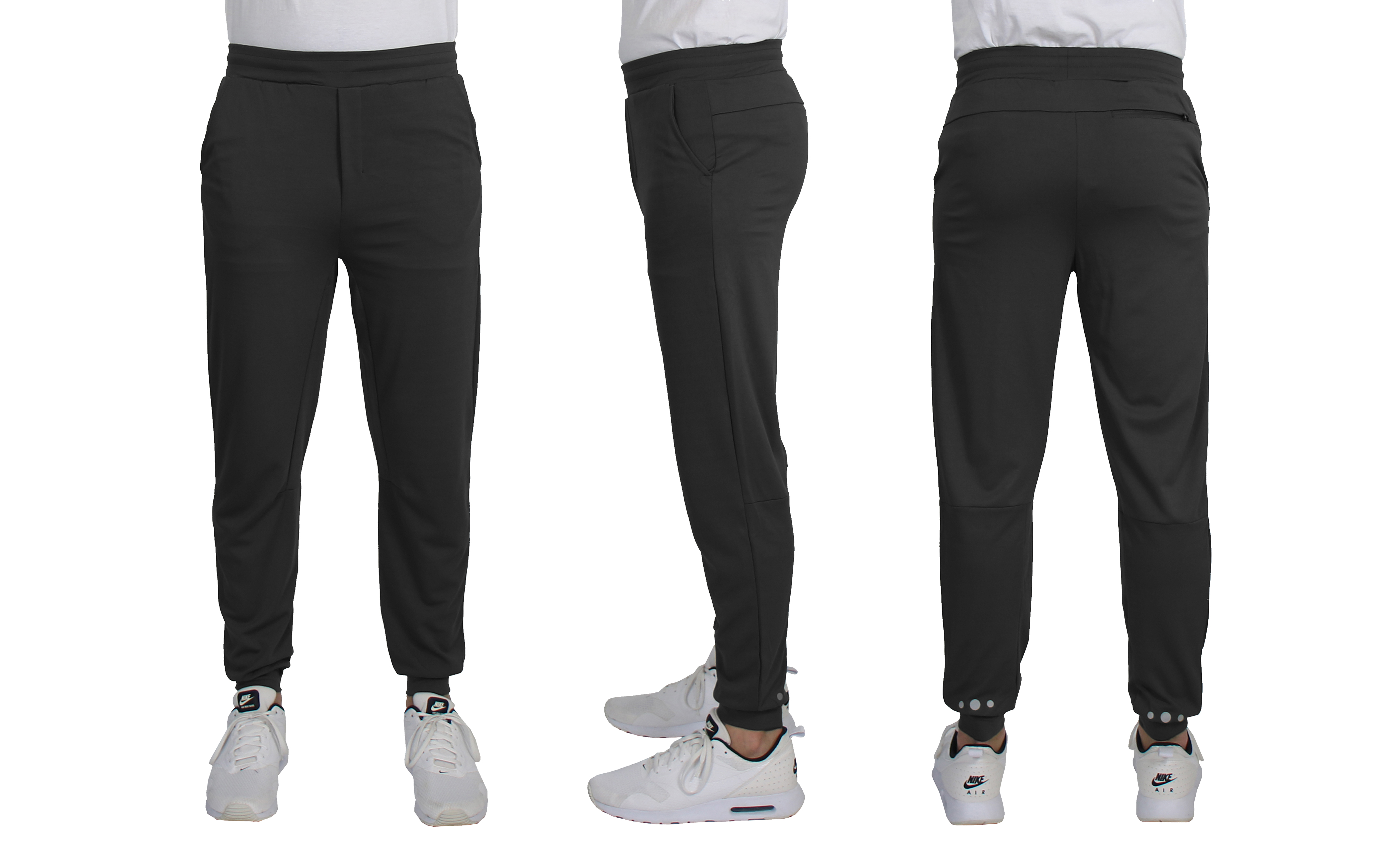 3PK Asst Mens Classic Active Track Pants - Gallery 15