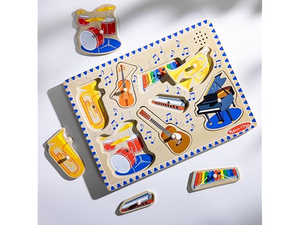 Melissa & Doug Musical Instruments Sound Puzzle