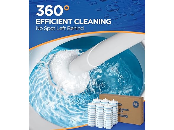 Caspeak 64 Count Toilet Wand Refills