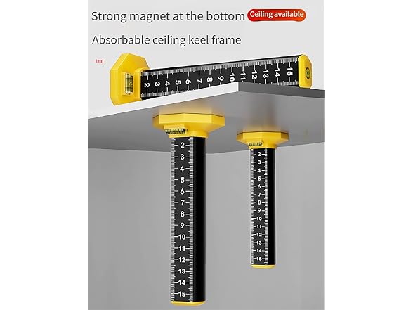 Generic CON-57 4Pcs Ceiling and Floor Tile Ruler