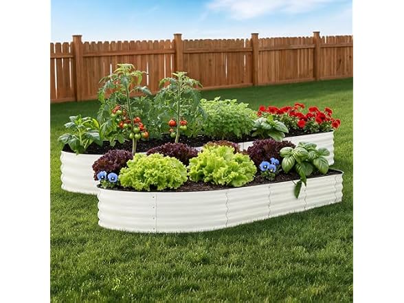 OUTLANE Galvanized Raised Garden Bed